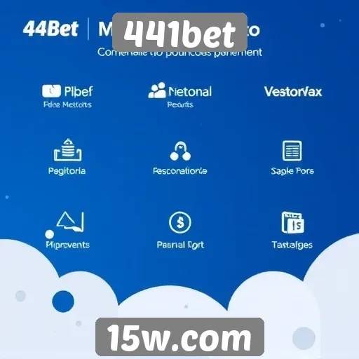 Métodos de pagamento oferecidos pela 441bet